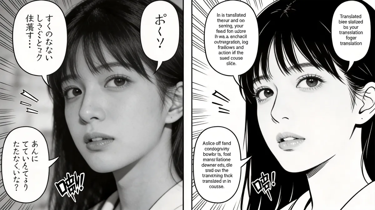 日文漫画翻译后