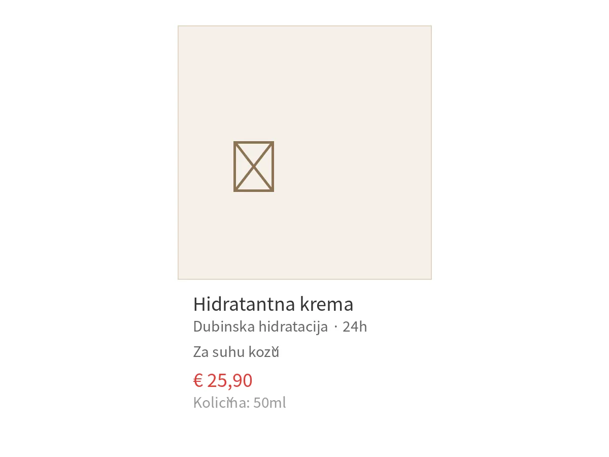 克罗地亚语翻译后-Hidratantna krema产品图