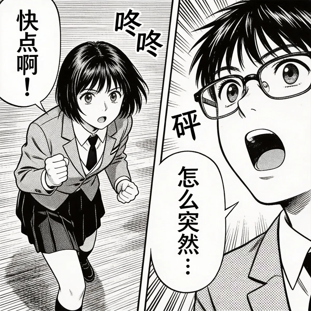 日文漫画翻译后-中文翻译版漫画页面
