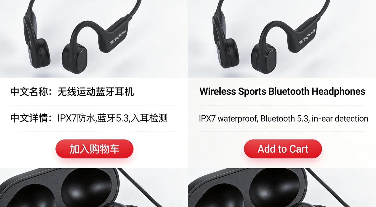 WooCommerce产品图翻译后